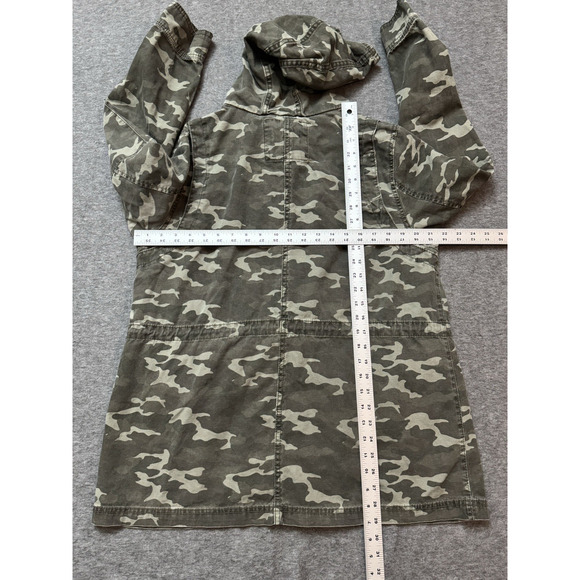 Universal Thread Womens Camo Jacket Green Camouflage Hooded Coat - Size XXL - Picture 4 of 8